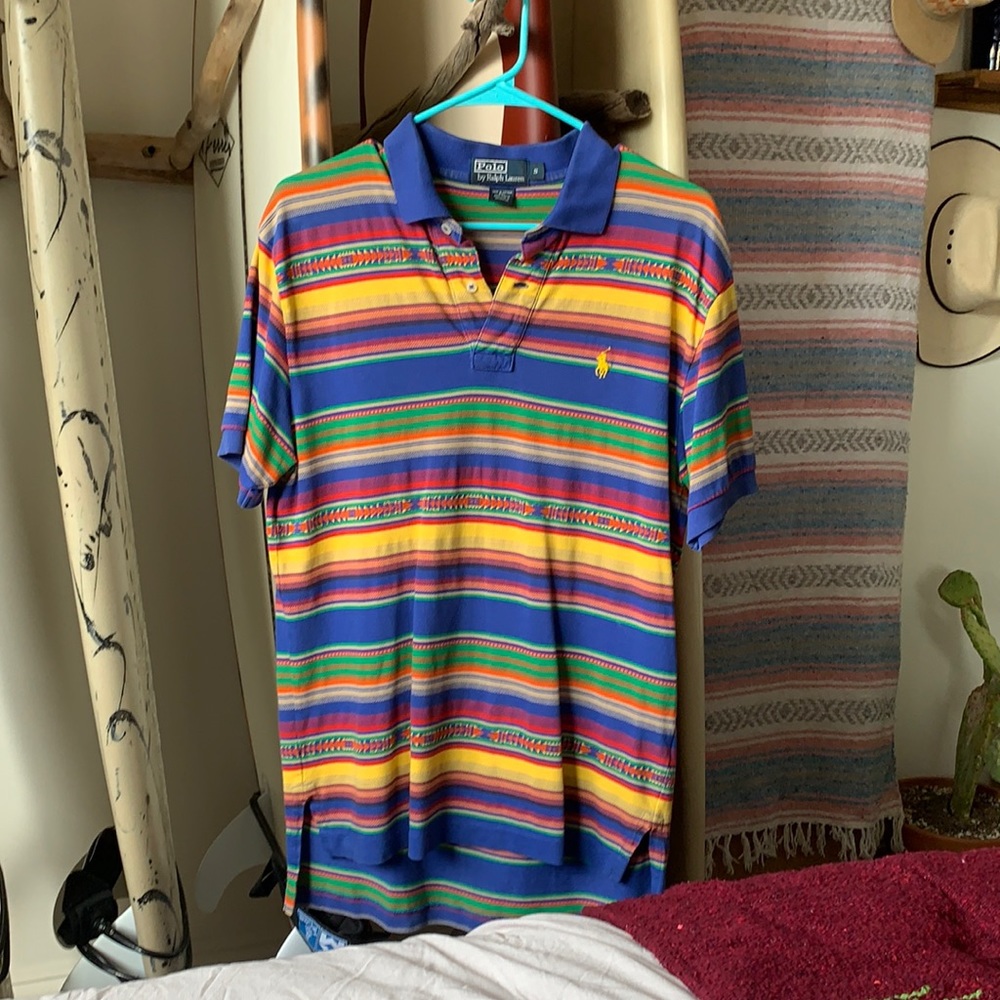Polo Ralph Lauren color pattern collared shirt